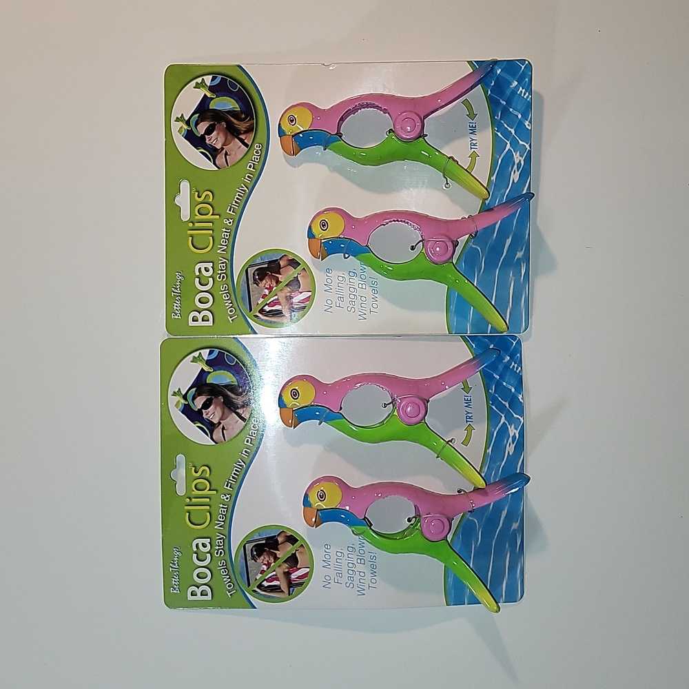NWOT Boca Clips (2 sets)